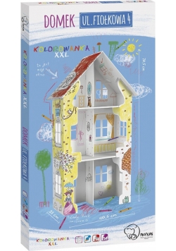 Kolorowanka 3D XXL Domek ul.Fiołkowa 4