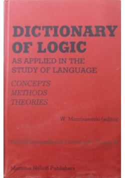 Dictionary of logic