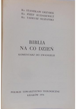 Biblia na co dzień