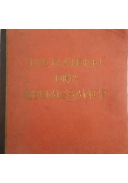 Die malerei der Renaissance, 1938r.