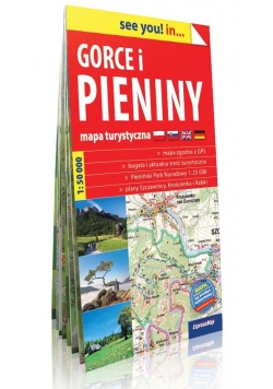 Gorce i Pieniny mapa turystyczna