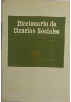 Diccionario de Ciencias Sociales