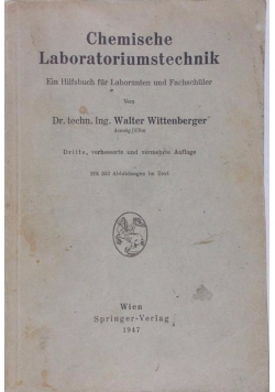 Chemische Laboratoriumstechnik, 1947 r