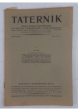 Taternik rocznik XX, 1935 r.