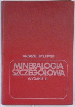 Mineralogia szczegółowa, wyd. III