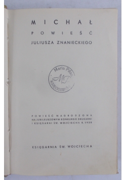 Michał, 1938 r.