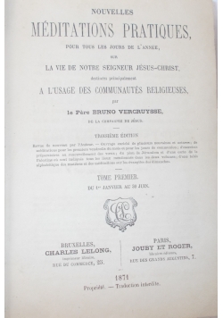 Nouvelles Méditations poétiques, 1871 r.