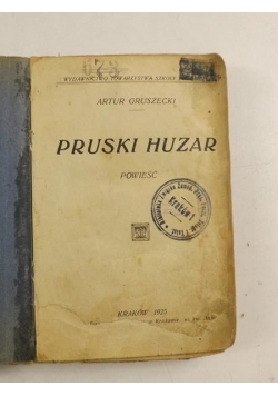Pruski huzar, 1925 r.