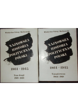 Najnowsza historia polityczna Polski. Tom 1 i 2.