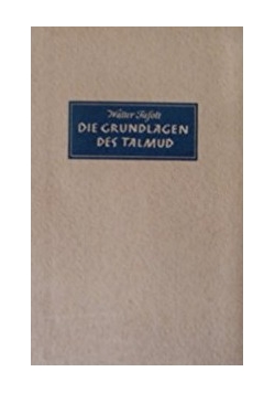 Die grundlagen des talmud , 1939 r.