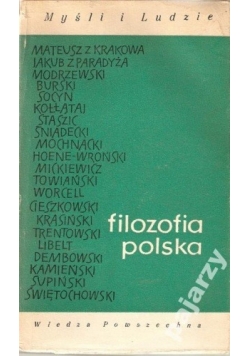 Filozofia polska II