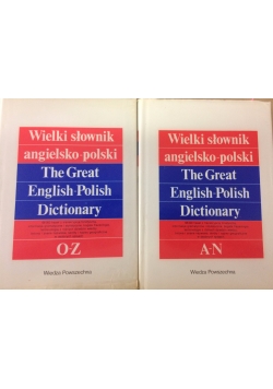 Wielki słownik -angielsko-polski,A-D,O-Z