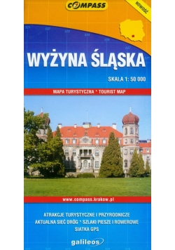 Wyżyna Śląska mapa turystyczna
