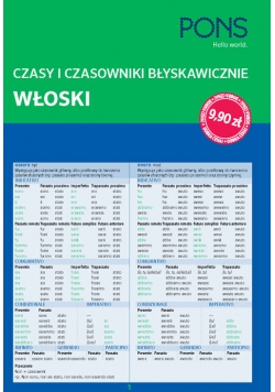Czasy i czasowniki błyskawicznie MINI włoskie