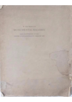 Monumentalmalerei , 1912 r.