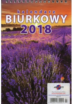 Kalendarz 2018 KBA5 Biurkowy A5 Lawenda