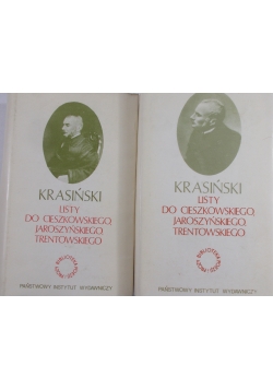Listy do Cieszkowskiego, Jaroszyńskiego, Trentowskiego  tom 1 i 2.
