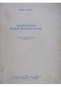 Technologia robót budowlanych