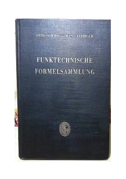 Funktechnische for formelsammlung, 1939 r.