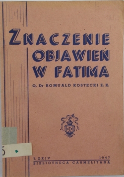 Znaczenie objawień z Fatimy, 1947 r.