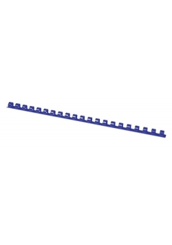 Grzbiety do bindowania Office Products A4 10 mm plastikowe 100 sztuk niebieskie