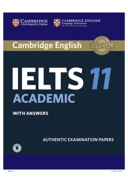 Cambridge IELTS 11 Academic Student's Book with Answers with Audio