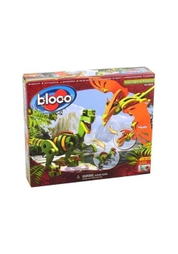 Bloco Velociraptor i Pterosaur 166 elementów