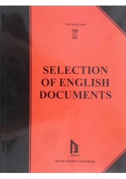 Selection of english documents