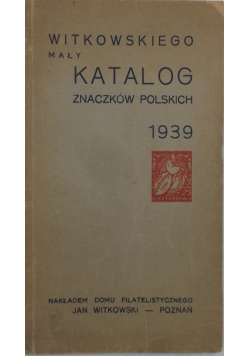 Mały katalog znaczków polskich 1939 r.