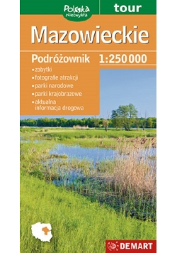Mazowieckie podróżownik mapa turystyczna