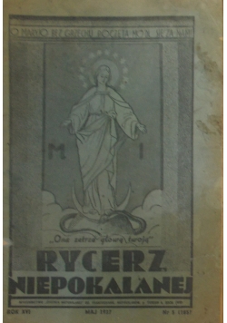 Rycerz Niepokalanej , 1931 r.