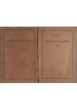 Czytania polskie, t. I i III, 1923r i 1925r.
