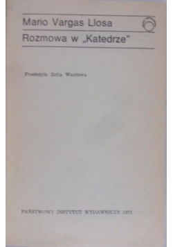 Rozmowa w "Katedrze"