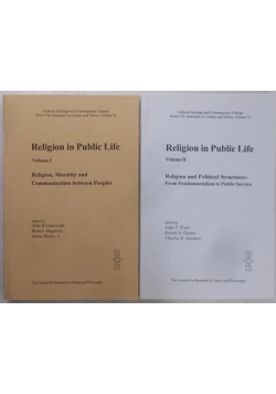 Religion in Public Life, Volume I - II