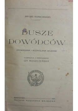 Dusze dowódców, , 1921r.