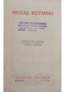 Mszał rzymski