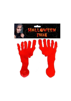 Dekoracja krwawe stopy Halloween