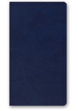 Kalendarz 2018 A6 11TB niebieski