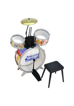 Toy Band Rock Drummer Perkusja z krzesełkiem