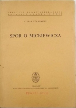 Spór o Mickiewicza