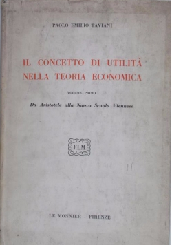 Il concetto di utilita nella teoria economica