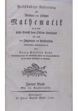 Mathematif, 1790 r.