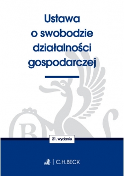 Ustawa o swobodzie działalności gospodarczej