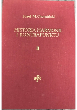 Historia harmonii i kontrapunktu