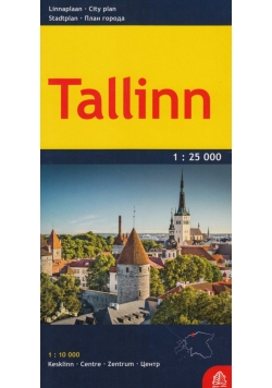Tallinn plan miasta 1:25 000
