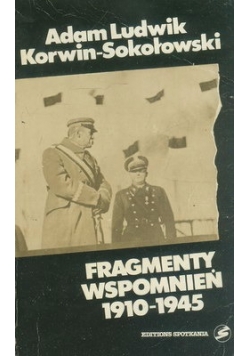Fragmenty wspomnień 1910-1945