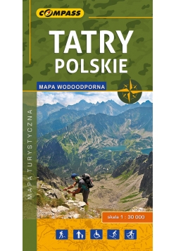 Tatry Polskie Mapa turystyczna 1:30000 wodoodporna