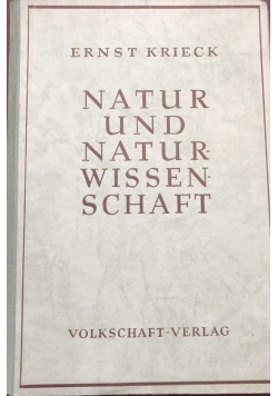 Natur und naturwissenschaft