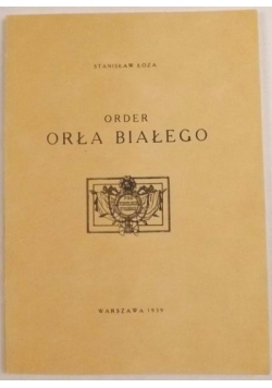 Order Orła Białego, rep. 1939 r.