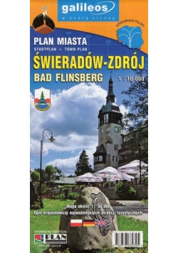 Świeradów-Zdrój Plan miasta 1:10 000